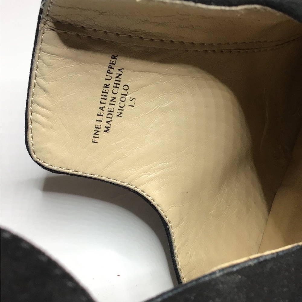 Adrienne Vittadini Nicolo Black Suede 4" D'Orsay Dress Heels - 7.5M - Picture 12 of 12